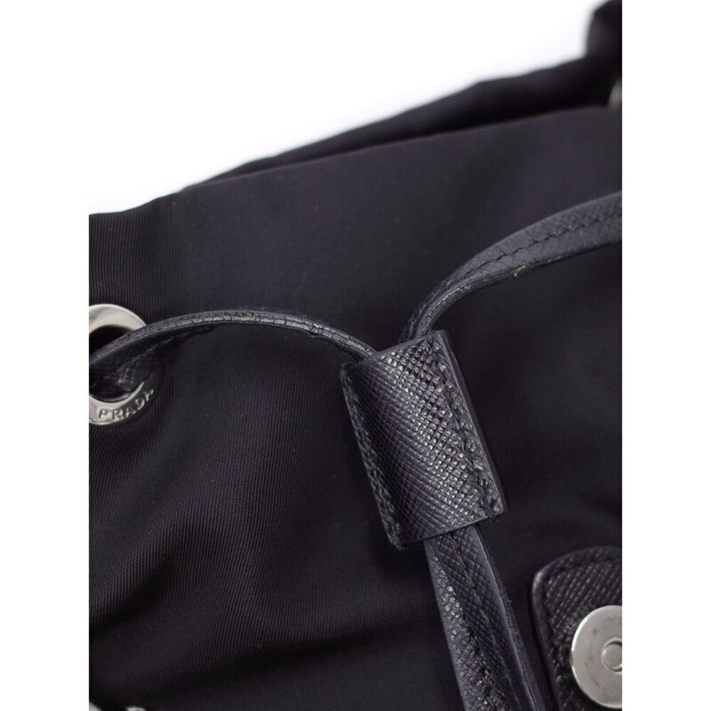 Prada Robot Double Front Pocket Backpack Robot Embellishments Black - Picture 6 of 9